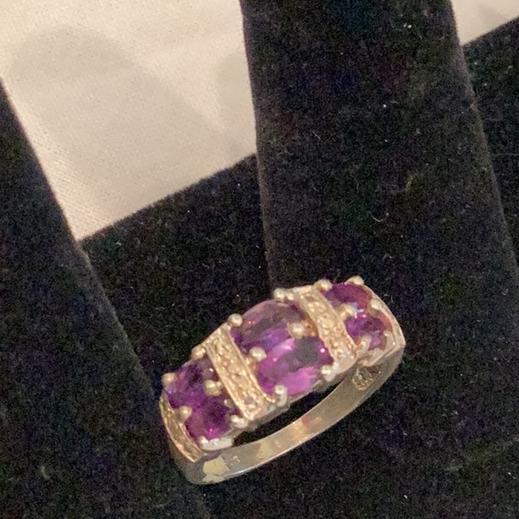 Amethyst silver ring - Picture 7 of 7